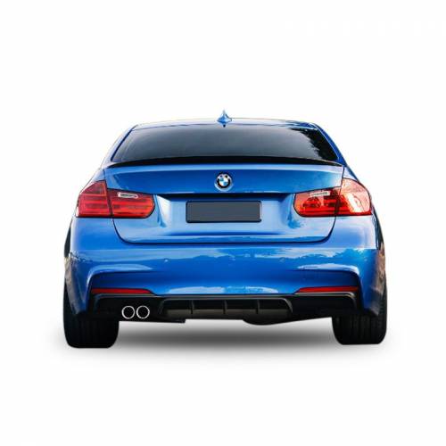 BMW F30 M Performance Soldan Çift Çıkış Difüzör 2012- Sonrası - Görsel 2