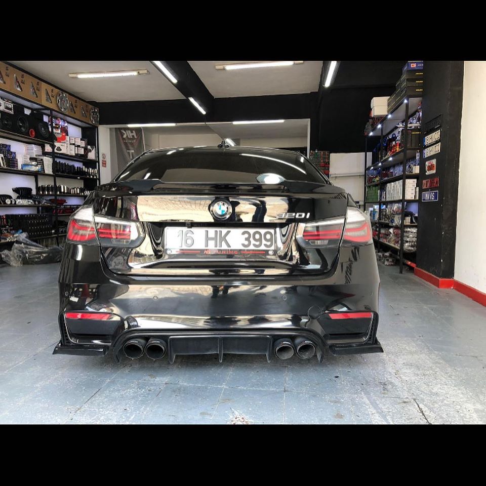 BMW F30 M3 Arka Tampon Difüzör - Görsel 3