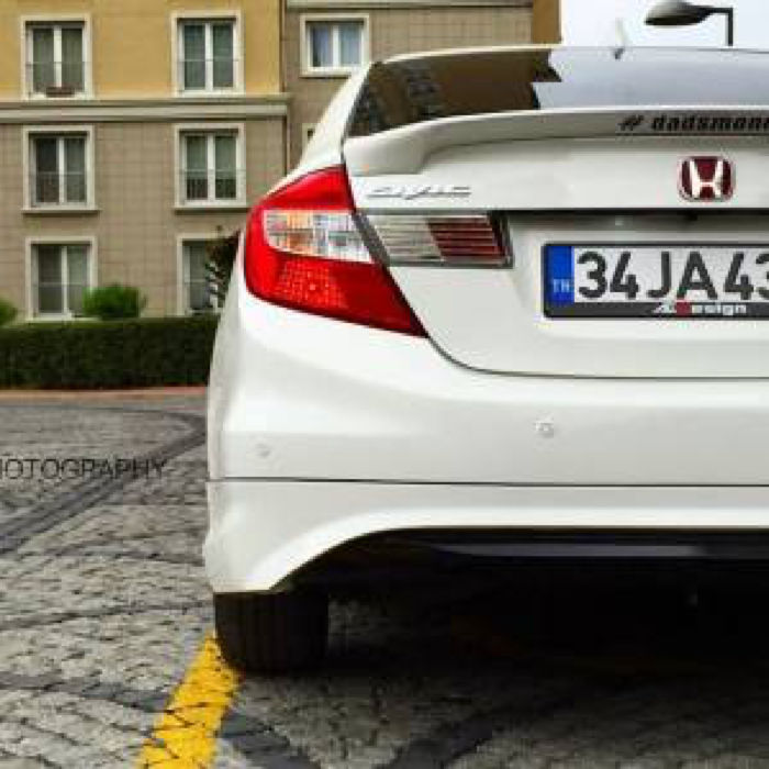 Honda FB7 Arka Tampon Eki Difüzörlü 2012-2016 - Görsel 4
