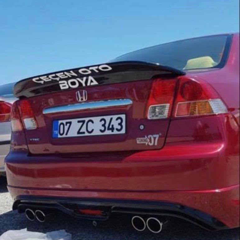 HONDA Vtec 2 Spoon Spoiler - Görsel 2